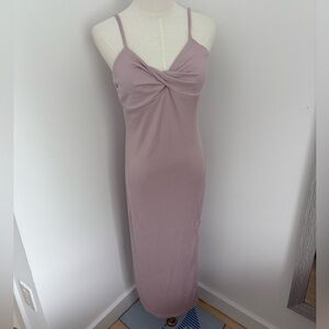 Poof! Purple Strapless Dress